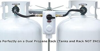 Flame King (KT12ACR6a) 2-Stage Auto Changeover LP Propane Gas Regulator With Two 12 Inch Pigtails For RVs, Vans, Trailers - Image 5