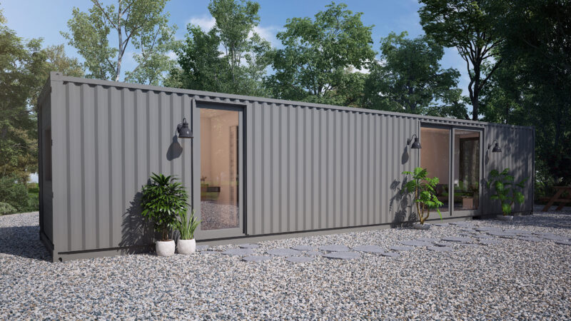 King’s Peak 40′ Shipping Container Home – Made In USA (Base Version)