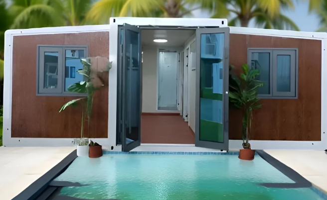 Coconut. 2-Bedroom 19x20 ft Foldable Expandable Container Modular Tiny home - Image 2