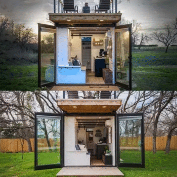 The View Modern Tiny House with Rooftop Deck and Efficient Interior Design