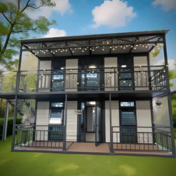 Daisy 20ft Expandable Steel 2 Two Story Duplex Container Prefab House 20x40