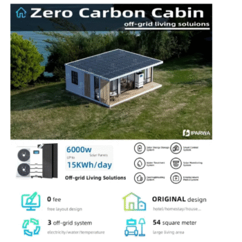 Eco Haven Solar Home 534 Sq Ft 2 Bedroom and 125 Sq Ft Patio.