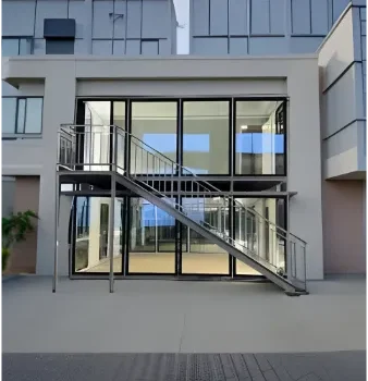 Office Building With Exterior staircase