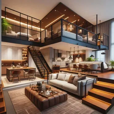 Luxury and Spacious Living Room with Balcony - Image 2