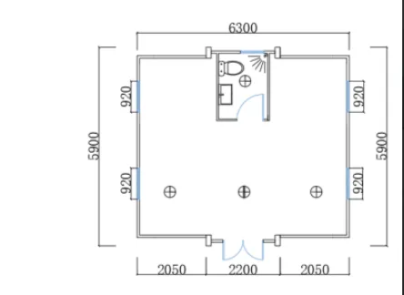 Coconut. 2-Bedroom 19x20 ft Foldable Expandable Container Modular Tiny home - Image 3