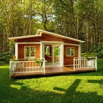 Dahlia. Modern Prefab Modular Home is 20x19ft 1 Bedroom 1 Bathroom and kitchen