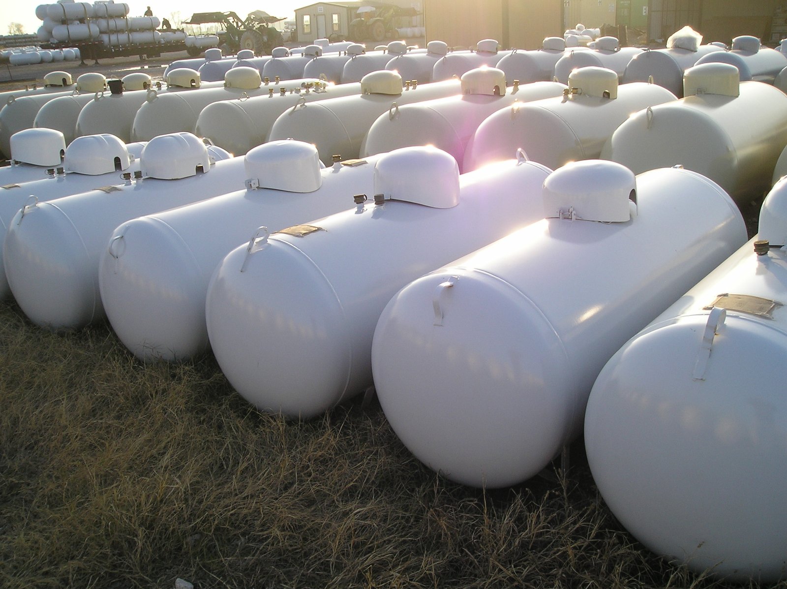 Refurbished 250 gallon propane tank