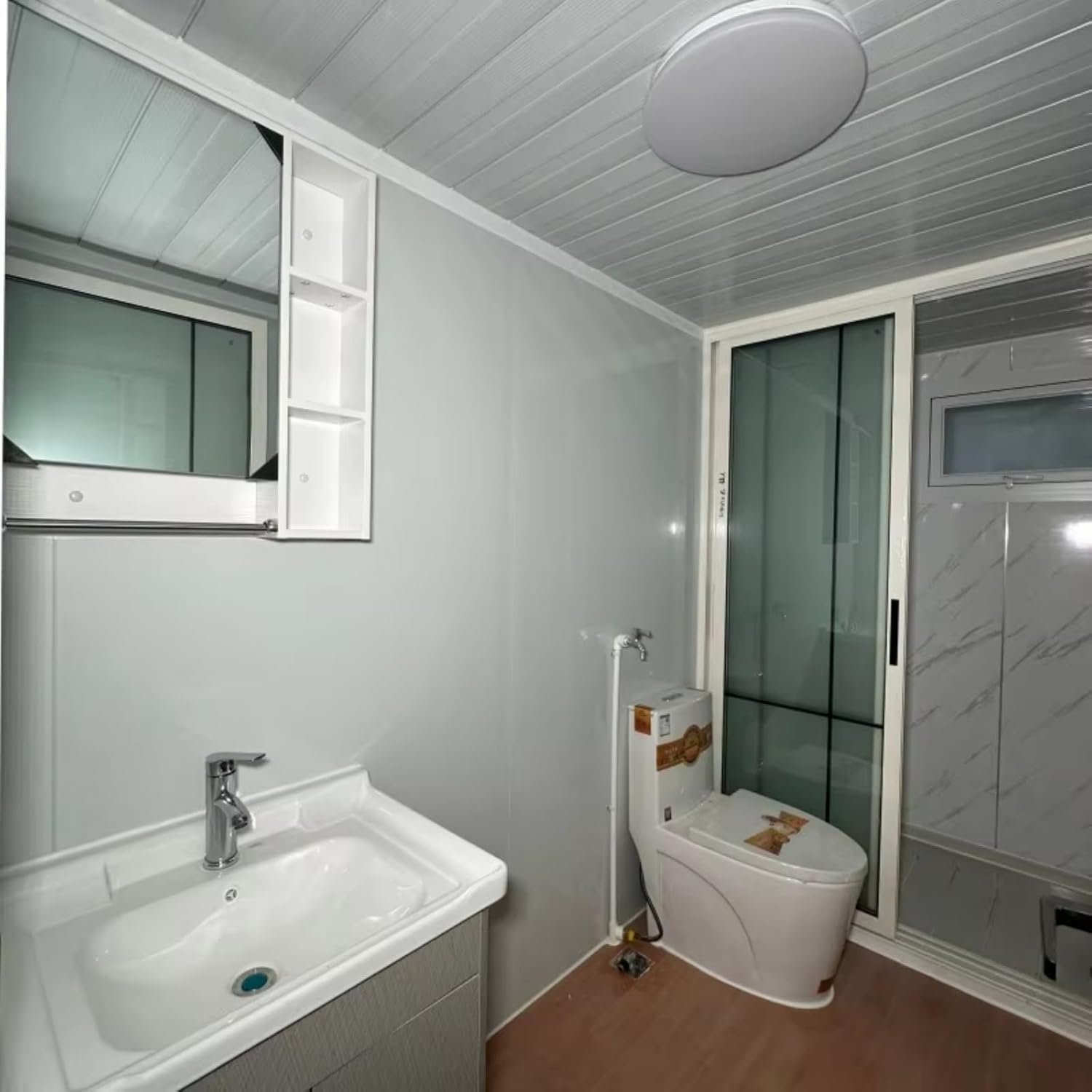 2-Story Prefab Tiny Home for Sale - Expandable Container House Villa with 3/4/5 Bedrooms,1 Kitchen & 2 Bath Foldable Modular Tiny Home Kit for Family Living - Image 7