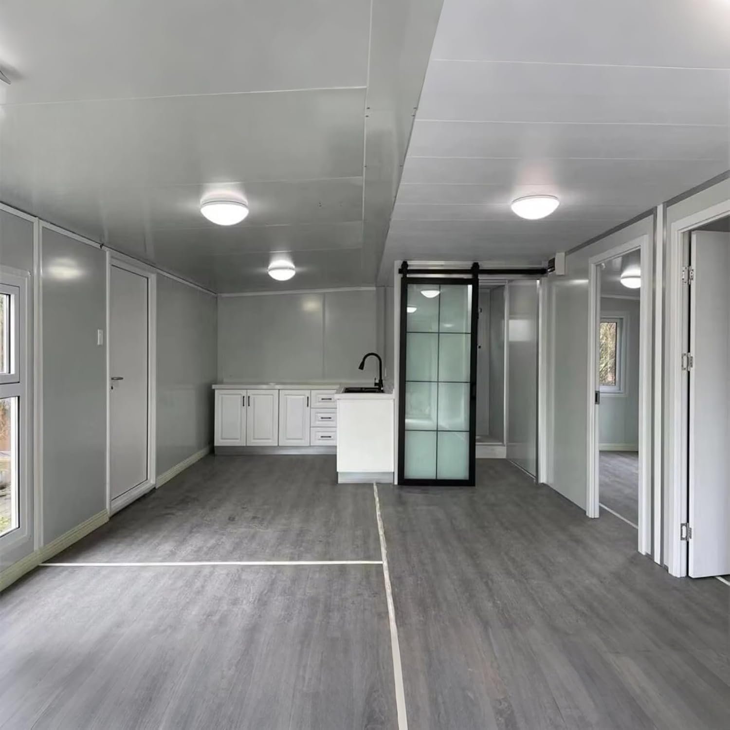 2-Story Prefab Tiny Home for Sale - Expandable Container House Villa with 3/4/5 Bedrooms,1 Kitchen & 2 Bath Foldable Modular Tiny Home Kit for Family Living - Image 6