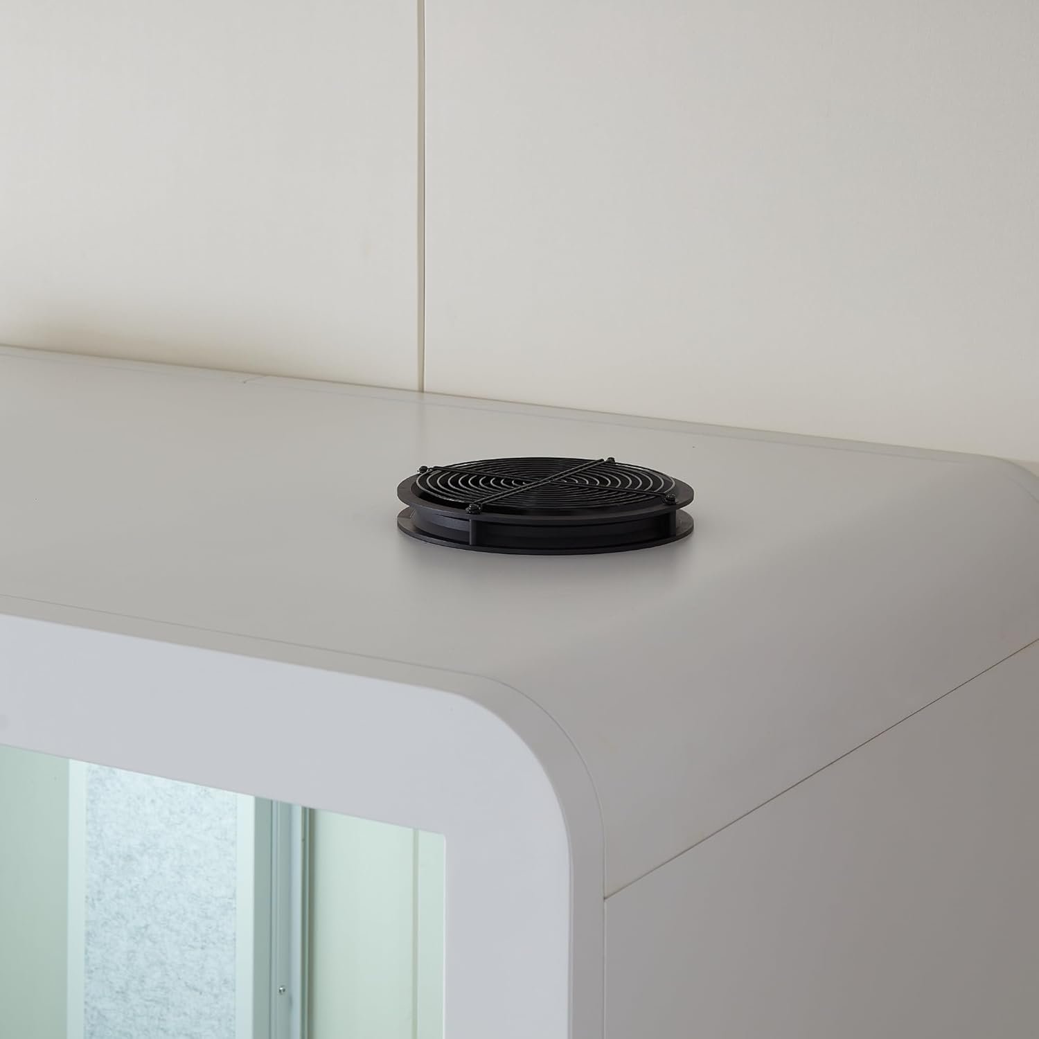 GEARONIC Mobile Office Pod Booth, Standard Sound Proof Office Pod for 2 People, Sound Pod Booth with Mobile Roller, LED Lighting System,Fans and AC USB Ports - Image 2