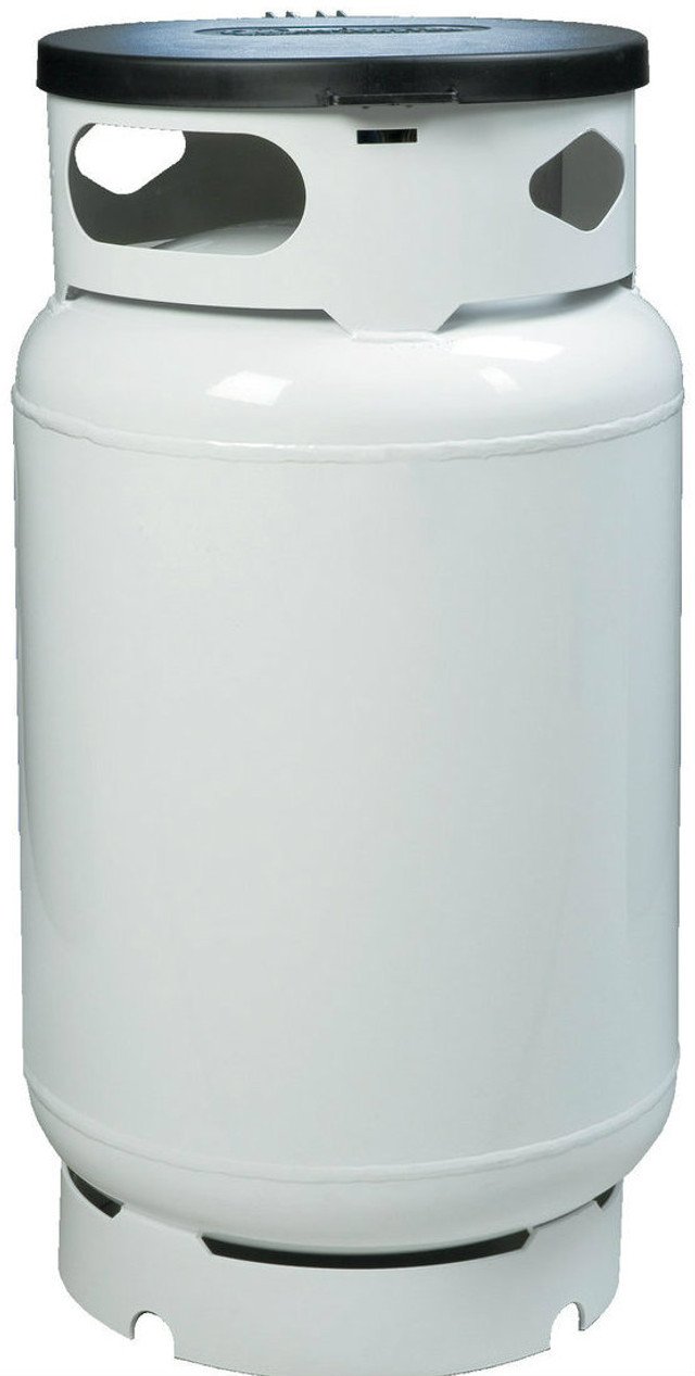 100 lbs (24 Gallon) Manchester Mini ASME Propane Tank with Multi-Valve and Gauge