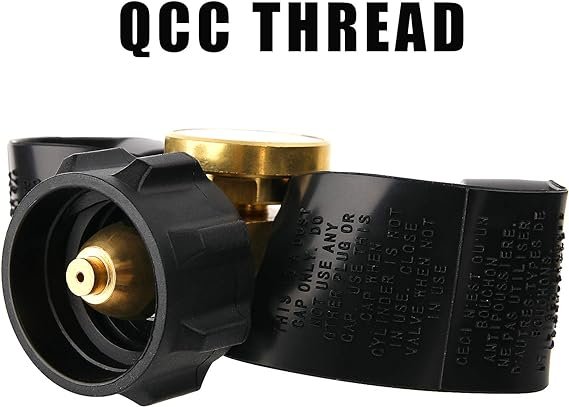 Solimeta Dual Propane Tank Connection, Propane Tank Y Splitter Adapter with Gauge, Level Indicator, Gas Pressure Meter for RV Camper, Cylinder, BBQ Gas Grill - Image 5