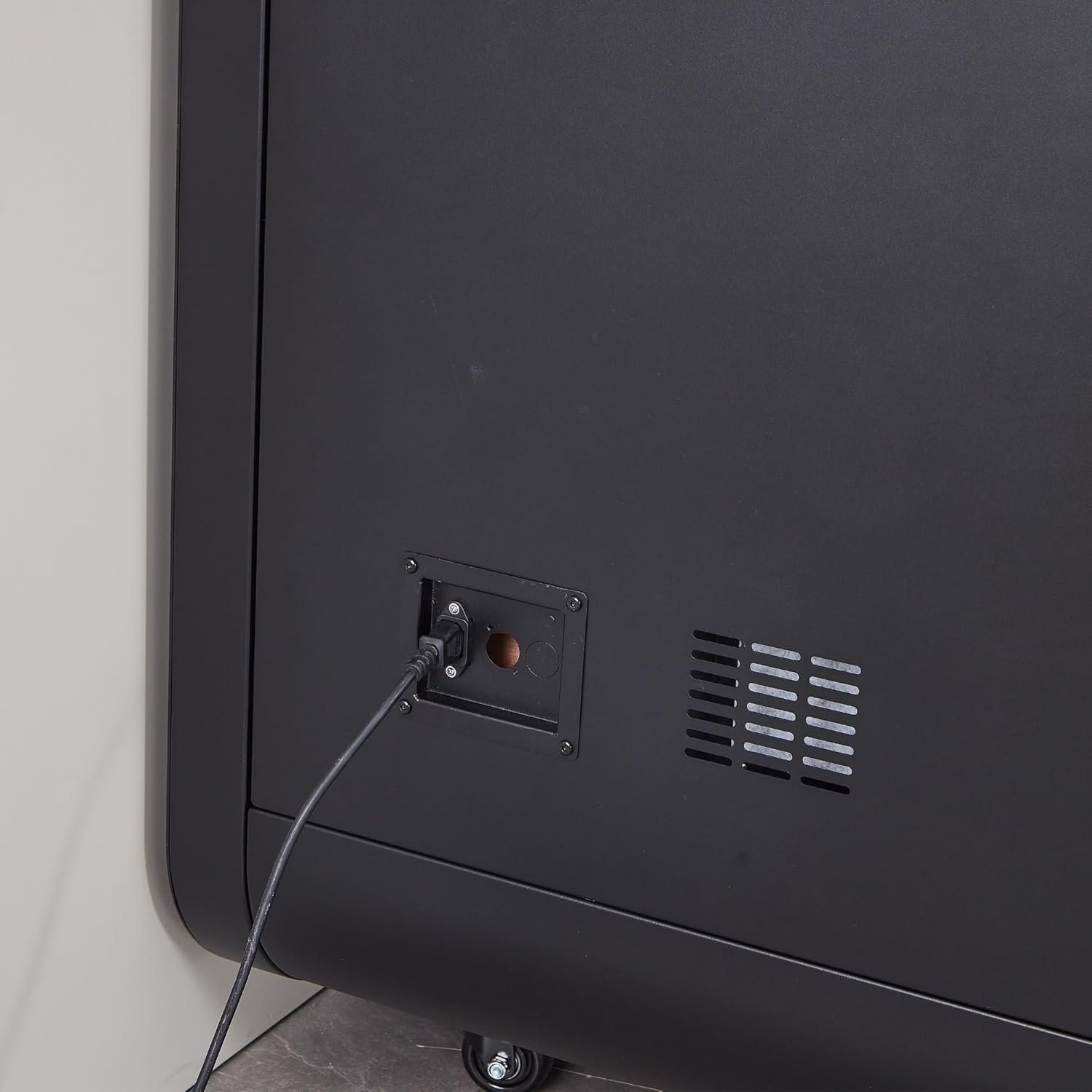 GEARONIC Mobile Office Pod Booth, Sound Proof Booth for Home, Mobile Roller with Desk, LED Light, Fans and AC USB Ports (Black Obsidian) - Image 3