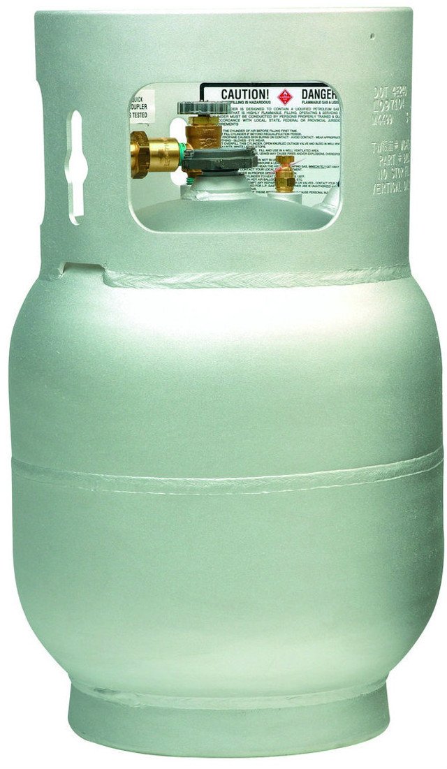 20 lbs (5 gallon) Aluminum Buffer Burnisher Cylinder without Fill valve