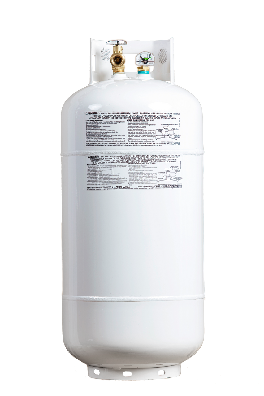 40 lbs (10 Gallon) Manchester Propane Tank with OPD & Gauge